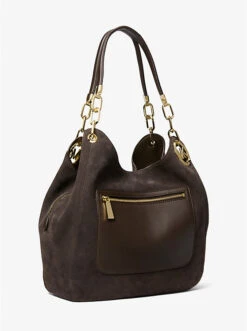 Lillie Large Suede Shoulder Bag -Michael Michael Kors Shop 30F3G0LE3S 0201 3