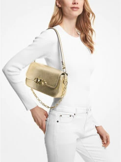 Parker Medium Metallic Leather Shoulder Bag 9 Parker Medium Metallic Leather Shoulder Bag -Michael Michael Kors Shop 30S3G7PC2M 0705 4
