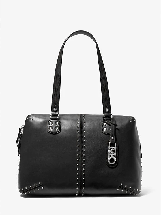 Astor Large Studded Leather Tote Bag 3 Astor Large Studded Leather Tote Bag