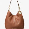 Lillie Large Pebbled Leather Shoulder Bag
