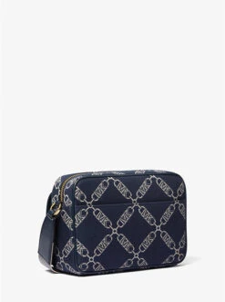 Parker Medium Empire Logo Jacquard Crossbody Bag -Michael Michael Kors Shop 32S3G7PC6J 0394 3