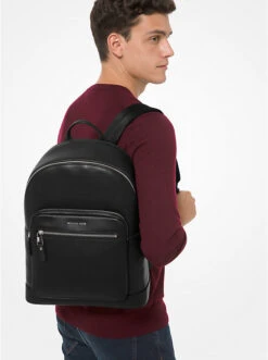 Hudson Pebbled Leather Backpack -Michael Michael Kors Shop 33F0LHDB8L 0001 4