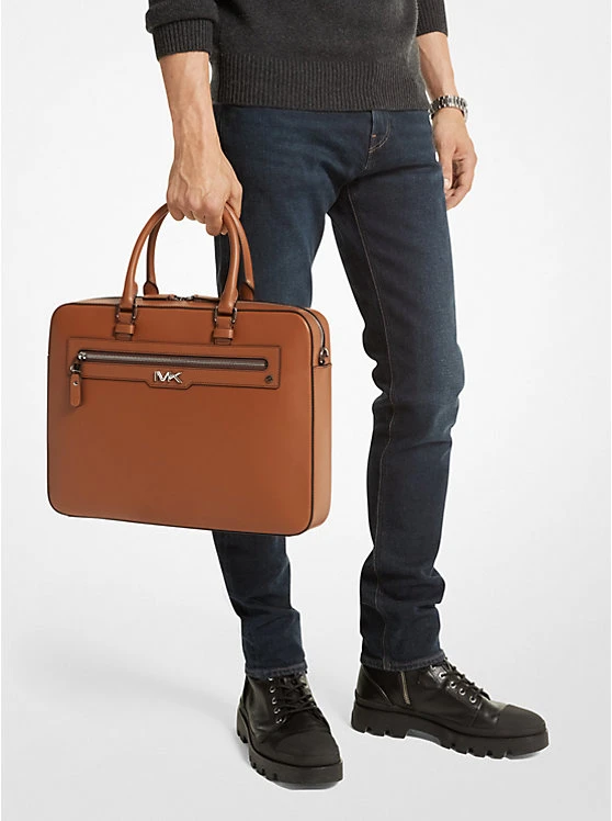 Varick Large Leather Briefcase 6 Varick Large Leather Briefcase - Image 4