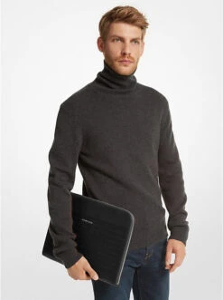 Hudson Crocodile Embossed Leather Laptop Case -Michael Michael Kors Shop 33F3MHDU1E 0001 4