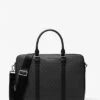 Hudson Logo And Leather Briefcase