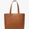 Hudson Pebbled Leather Tote Bag