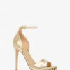 Jordyn Embellished Metallic Snake Embossed Leather Platform Sandal -Michael Michael Kors Shop 40F3JOHS1M 0705 1