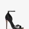 Jordyn Embellished Leather Platform Sandal -Michael Michael Kors Shop 40F3JOHS2L 0001 1