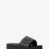 Logo Platform Slide Sandal 1 Logo Platform Slide Sandal -Michael Michael Kors Shop 40S1MKFA2B 0001 1