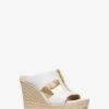 Bradley Linen Blend Canvas Wedge Sandal -Michael Michael Kors Shop 40S3BYMS1D 1999 1