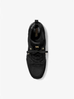 Georgie Nylon And Crocodile Embossed Leather Trainer -Michael Michael Kors Shop 43F1GEFS5D 0001 5