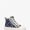 Evy Empire Logo Jacquard High-Top Sneaker