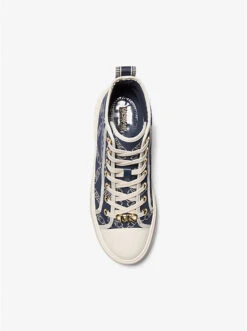 Evy Empire Logo Jacquard High-Top Sneaker -Michael Michael Kors Shop 43F3EYFE1Y 0394 5