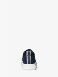 Evy Empire Logo Embossed Suede Sneaker -Michael Michael Kors Shop 43F3EYFS2S 0410 4