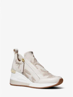 Willis Logo Stretch Knit Trainer