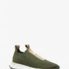 Bodie Logo Tape Stretch Knit Slip-On Trainer