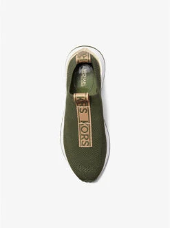 Bodie Logo Tape Stretch Knit Slip-On Trainer -Michael Michael Kors Shop 43S3BDFP1D 2508 5