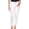 MICHAEL Michael Kors Izzy Skinny Roll Hem Jeans In White 1 MICHAEL Michael Kors Izzy Skinny Roll Hem Jeans In White -Michael Michael Kors Shop 519lau6h1IL. AC SR736920