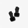 Faux Fur-Trim Knit Gloves
