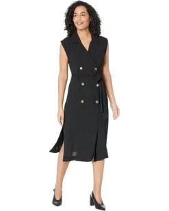 MICHAEL Michael Kors Drapey Crepe Trench Dress