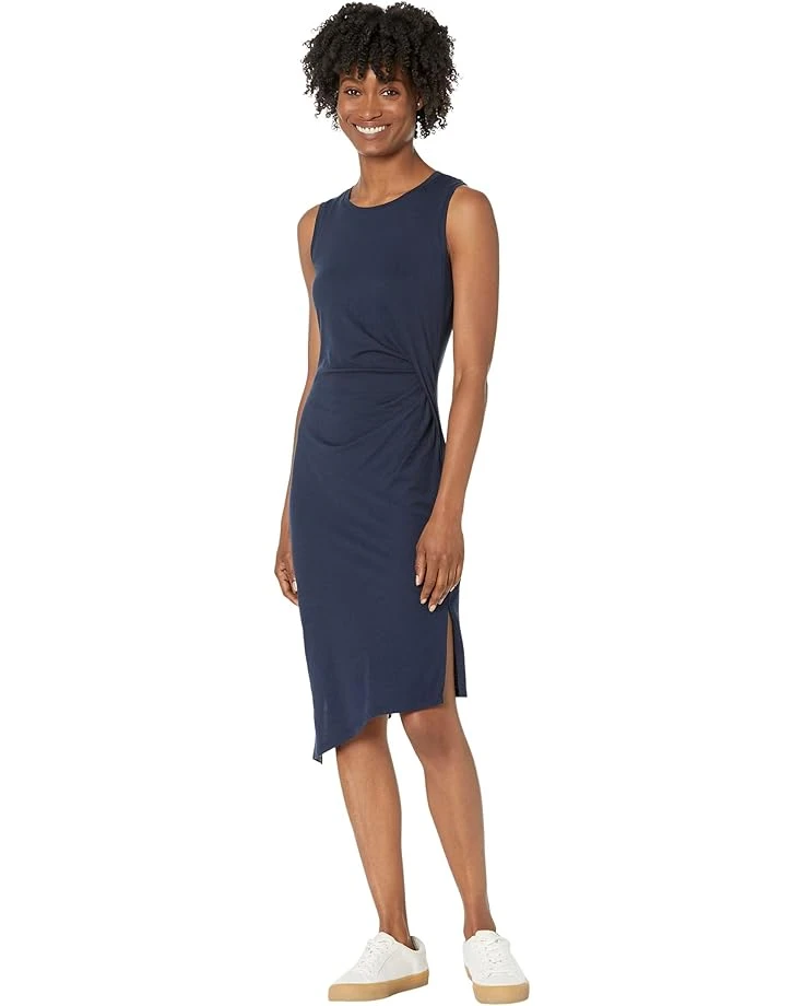 MICHAEL Michael Kors Petite Solid Crew Neck Drape Dress 3 MICHAEL Michael Kors Petite Solid Crew Neck Drape Dress