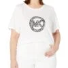 MICHAEL Michael Kors Plus Size Zebra Charm Short Sleeve Logo Tee -Michael Michael Kors Shop 61PJl4fjBjL. AC SR736920