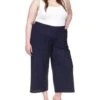 MICHAEL Michael Kors Plus Size Cropped Pull-On Pants