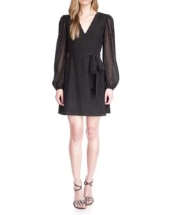 MICHAEL Michael Kors Swiss Dot Wrap Dress