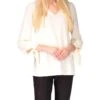 MICHAEL Michael Kors V-Neck Tie Sleeve Top