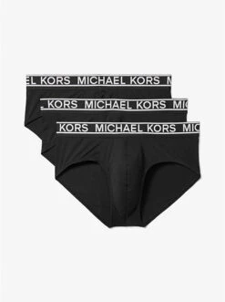 3-Pack Stretch Nylon Briefs -Michael Michael Kors Shop 6BR1L11133 0001 5