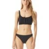 MICHAEL Michael Kors Essentials Lace Front Bikini Top
