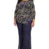 MICHAEL Michael Kors Plus Size Chain Twist 3/4 Sleeve Top 1 MICHAEL Michael Kors Plus Size Chain Twist 3/4 Sleeve Top -Michael Michael Kors Shop 71HDdoCL72L. AC SR736920
