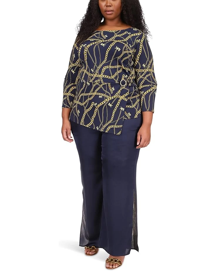 MICHAEL Michael Kors Plus Size Chain Twist 3/4 Sleeve Top 3 MICHAEL Michael Kors Plus Size Chain Twist 3/4 Sleeve Top