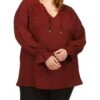 MICHAEL Michael Kors Plus Size Solid Raglan Peasant Tunic 1 MICHAEL Michael Kors Plus Size Solid Raglan Peasant Tunic -Michael Michael Kors Shop 71Q2ASX1vsL. AC SR736920