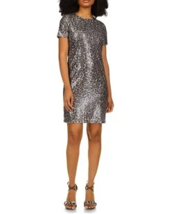MICHAEL Michael Kors Sequin T-Shirt Mini Dress