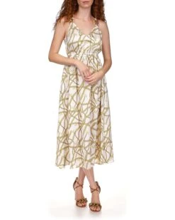 MICHAEL Michael Kors Logo Chain Dress