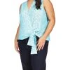 MICHAEL Michael Kors Plus Size Eyelet Wrap Top -Michael Michael Kors Shop 71UK2KDpM4L. AC SR736920