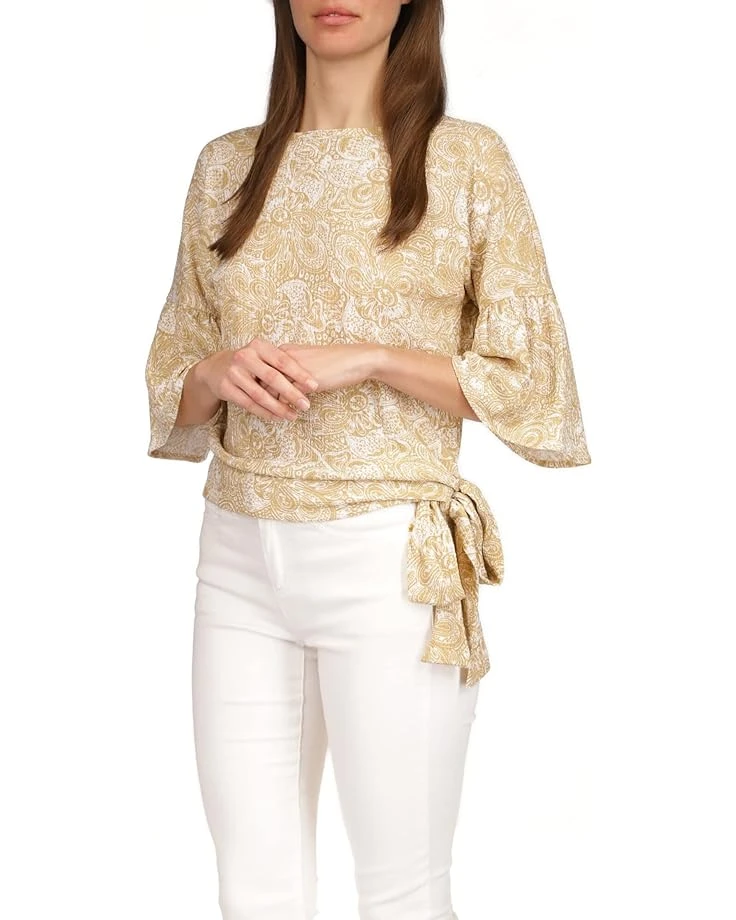 MICHAEL Michael Kors Batik Paisley Flounce Sleeve Top 3 MICHAEL Michael Kors Batik Paisley Flounce Sleeve Top