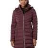 MICHAEL Michael Kors 3/4 Zip Front Lightweight Down Jacket M825095F74