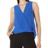 MICHAEL Michael Kors Solid Crepe Wrap Top