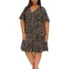 MICHAEL Michael Kors Plus Size Giraffe Flutter Mini Wrap Dress -Michael Michael Kors Shop 71tFmzQtnzL. AC SR736920