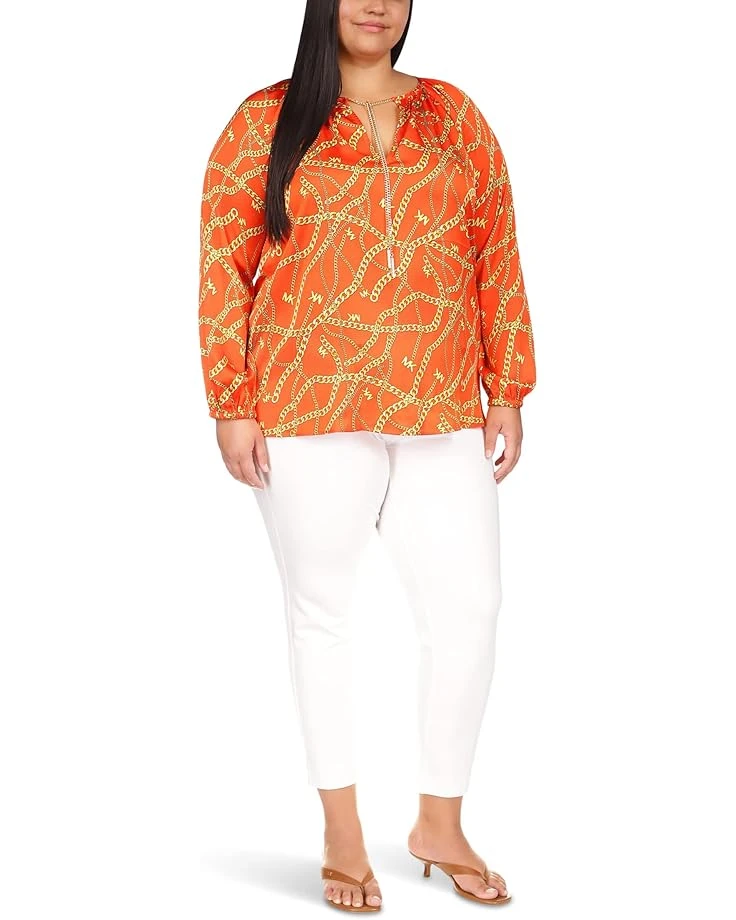 MICHAEL Michael Kors Plus Size Logo Chain Top 3 MICHAEL Michael Kors Plus Size Logo Chain Top