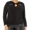 MICHAEL Michael Kors Plus Size Twist Keyhole Top -Michael Michael Kors Shop 71vF4zxUhL. AC SR736920