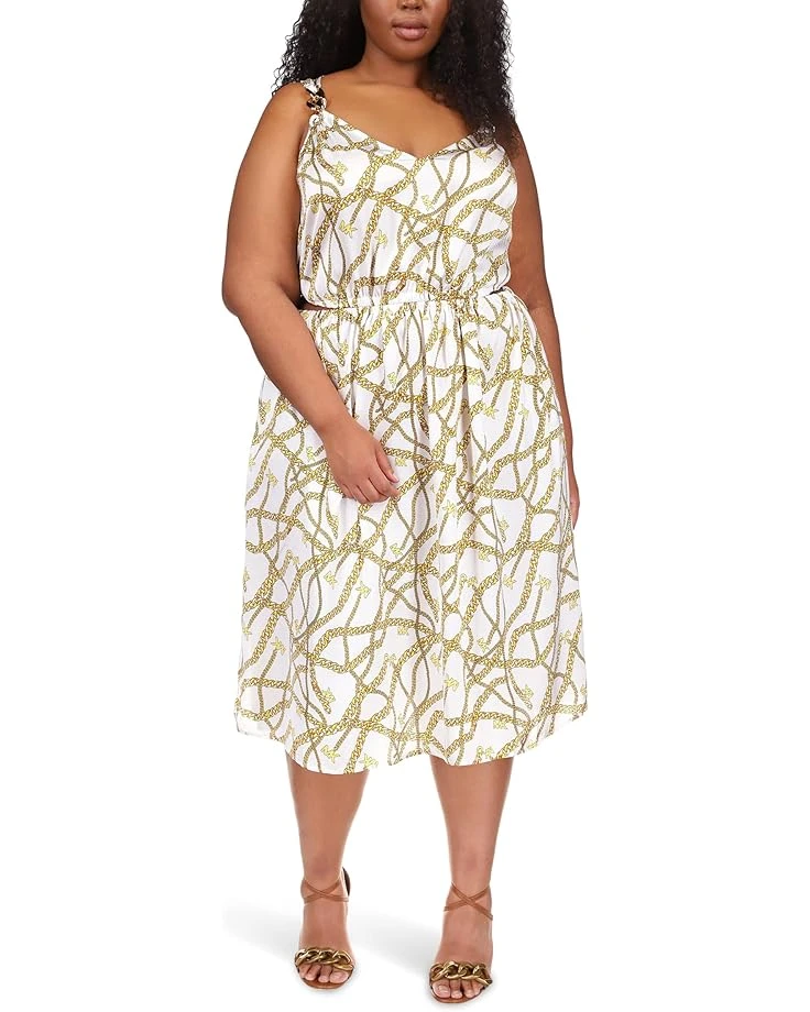 MICHAEL Michael Kors Plus Size Logo Chain Dress 3 MICHAEL Michael Kors Plus Size Logo Chain Dress