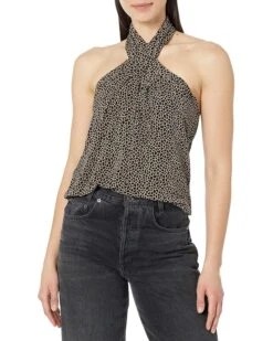 MICHAEL Michael Kors Micro Giraffe Halter Neck Tank
