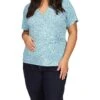 MICHAEL Michael Kors Plus Size Hardware Faux Wrap Top 2 MICHAEL Michael Kors Plus Size Hardware Faux Wrap Top -Michael Michael Kors Shop 81KhLgeskkL. AC SR736920