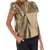 MICHAEL Michael Kors Petite Foil Petal Sleeve Top -Michael Michael Kors Shop 81Le04A29xL. AC SR736920