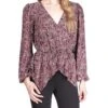 MICHAEL Michael Kors Petite Pop Lux Paisley Wrap Top -Michael Michael Kors Shop 81MRF0LtlML. AC SR736920