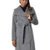MICHAEL Michael Kors Asymmetric Belted Wool Coat M125456FNR