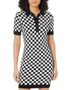 MICHAEL Michael Kors Eco Check Midi Dress